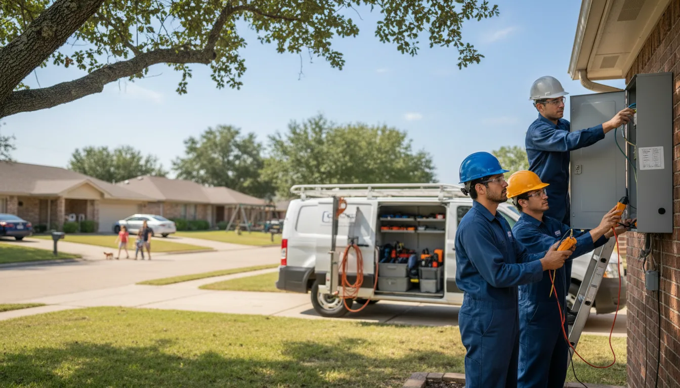 Certified electrician providing emergency electrical services in Eagletown, OK